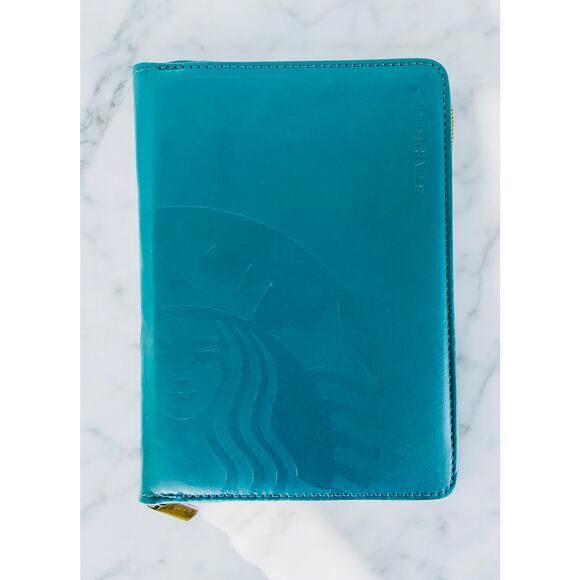 2019 Starbucks Mermaid Phillipines Green Teal Travel Organizer New Years Book - Picture 7 of 8